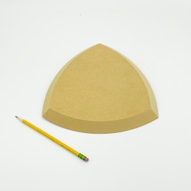 Spherical Triangle 9.5 inch Pottery Form